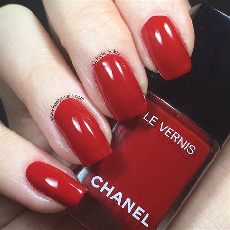 chanel acrylic nails designs|Chanel rouge puissant nail polish.